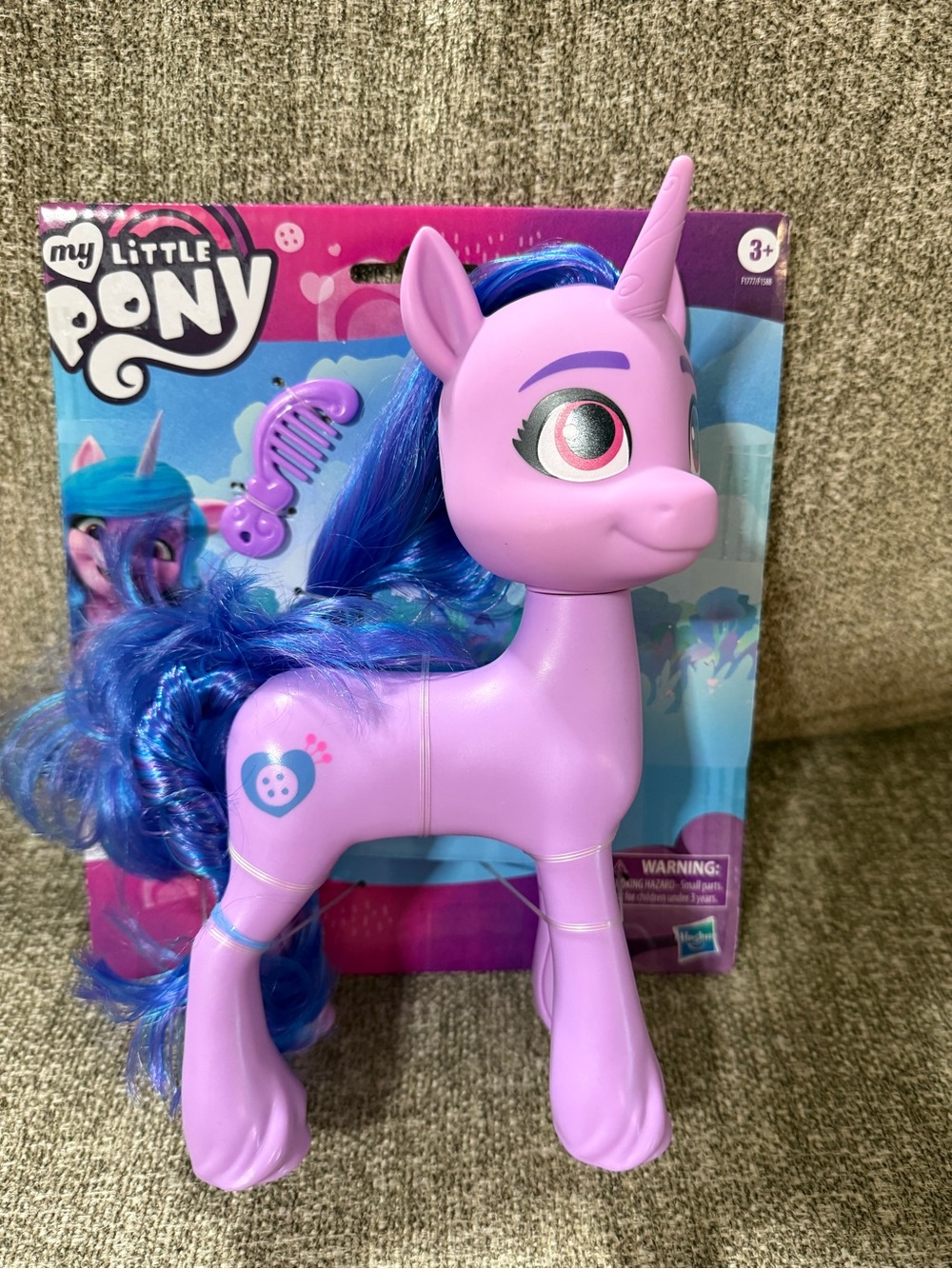 My Little Pony Purple Unicorn with Blue Mane and Tail